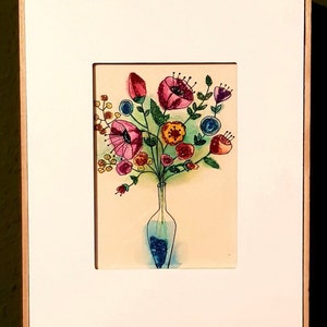 Decorative Flower Wall Painting