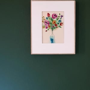 Decorative Flower Wall Painting