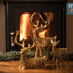 High Christmas Reindeer Scandinavian Decor