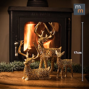 High Christmas Reindeer Scandinavian Decor