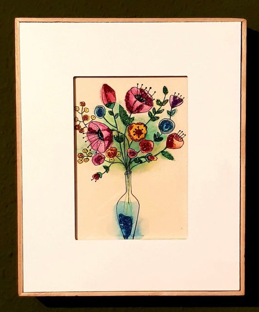 Decorative Flower Wall Painting