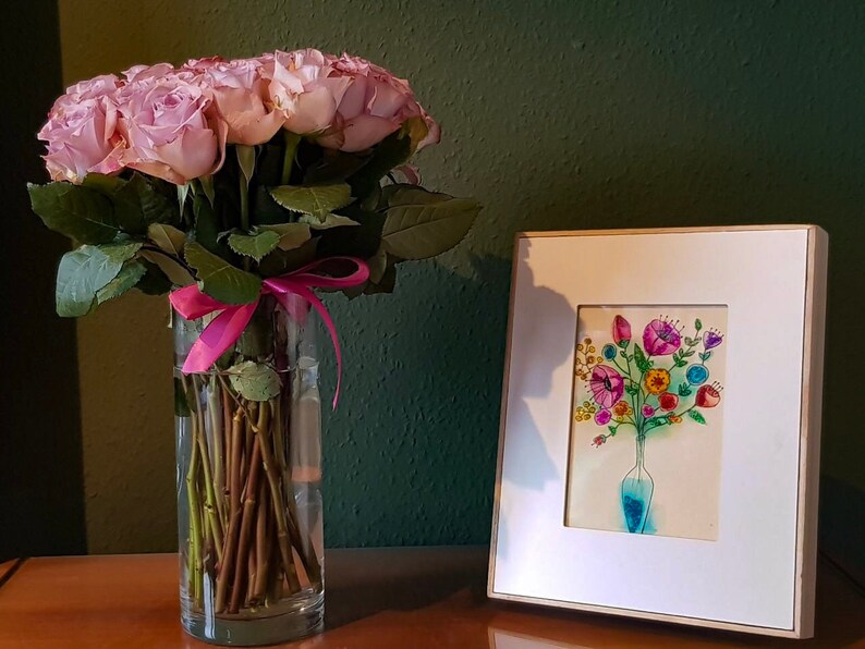 Decorative Flower Wall Painting