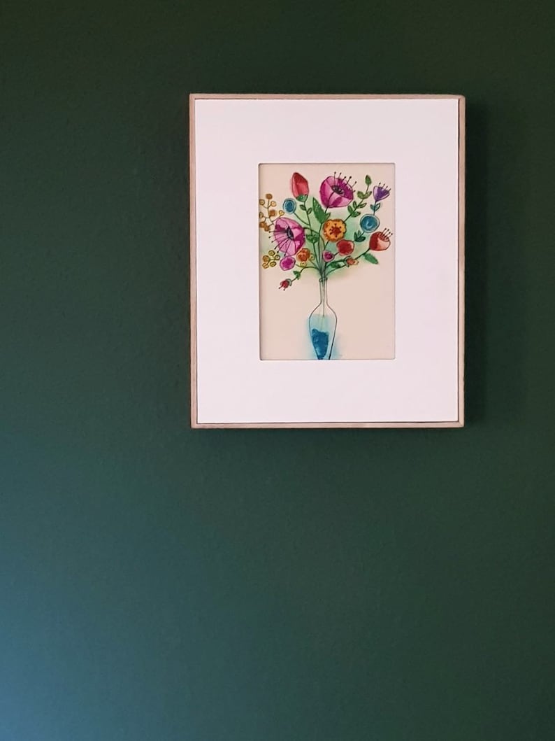 Decorative Flower Wall Painting