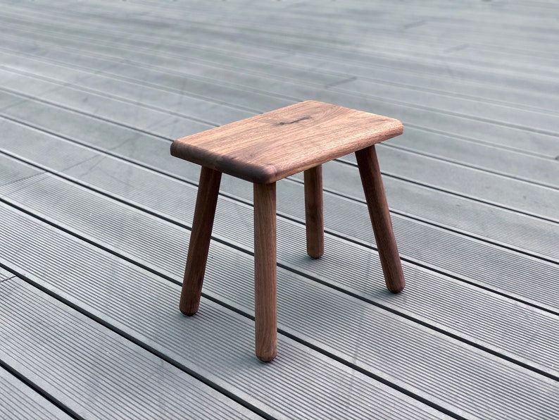 Wood stool walnut stool, Maple Stool, Solid wood for kids, kids furniture