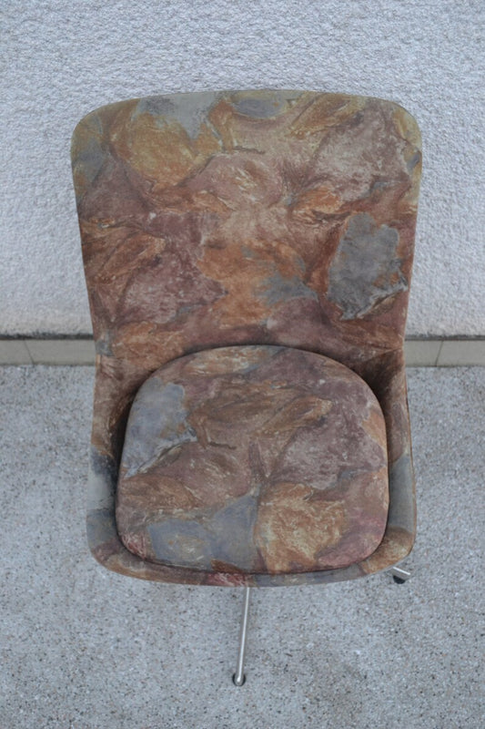 Original mid-century Shell office swivel chair, Lupina, designed by Niko Kralj in 60s, STOL Kamnik, made in Yugoslavia