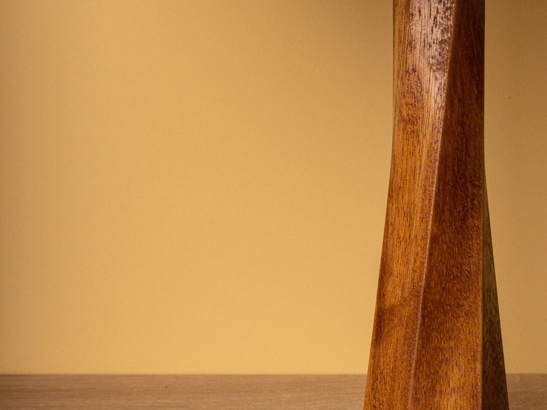 Table Lamp DISTORTION | Wood Table Lamp | Bedside Lamp | Wooden Lamp|Wood Base Lamp| Decorative Lamp|Wood Lamp|Wood Lampshade |Beech |Walnut