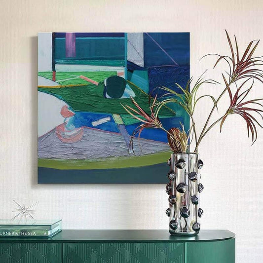 Custom Oil Canvas Stretch Frameless Painting Handmade Oil Painting Decorative Painting Home Bedroom Wall Art Decoration