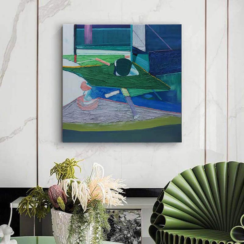 Custom Oil Canvas Stretch Frameless Painting Handmade Oil Painting Decorative Painting Home Bedroom Wall Art Decoration