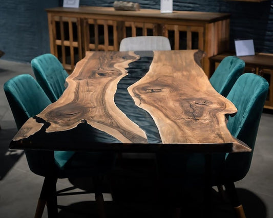 Epoxy Table, Custom Dining Table, Dining Room Table, Live Edge Table, Epoxy Kitchen Table, Custom Epoxy Dining Room Table