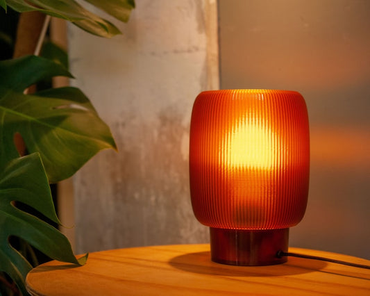 Rretro minimal 3D printed bedside lamps