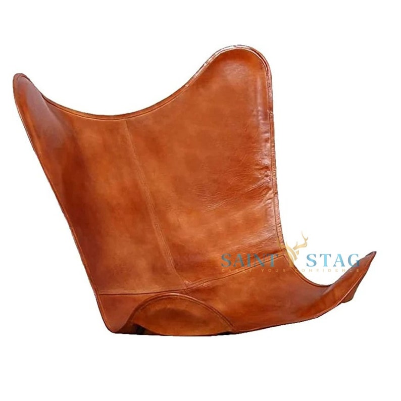 Classic leather Butterfly Chair, Leather BKF, living room luxury, Relaxing Chair, accent chair patio furniture