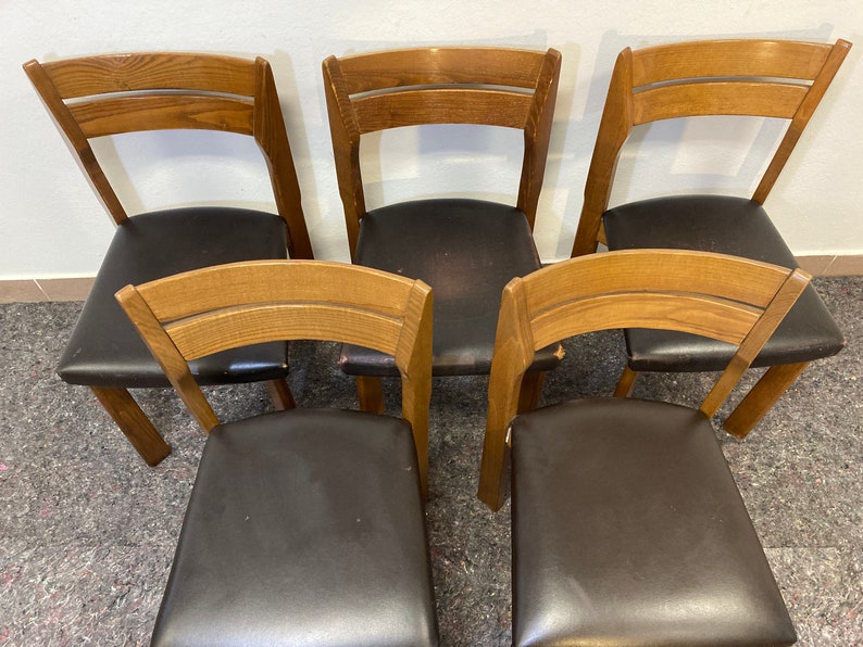 Italian Dining Vintage Chairs / Upholstery Chair / Wooden Chairs / Retro / vintage furniture / retro furniture / italian design