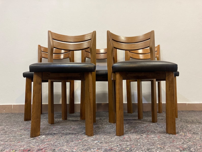 Italian Dining Vintage Chairs / Upholstery Chair / Wooden Chairs / Retro / vintage furniture / retro furniture / italian design