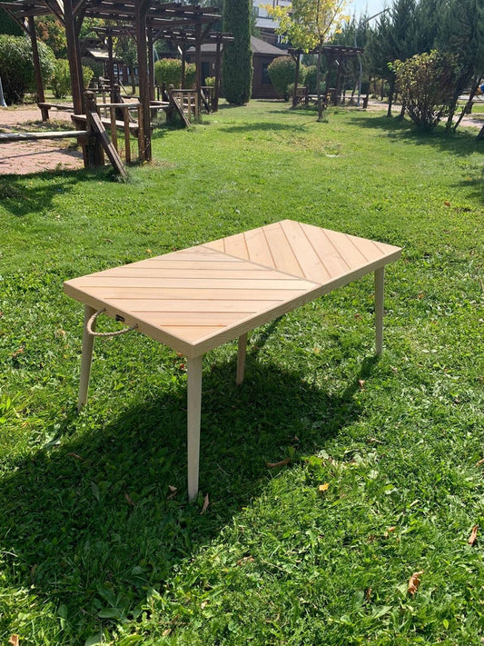 44*22 inc, picnic table, boho table, car picnic table, folding table,handmade furniture,low seat table, table, wood table, boho picnic table