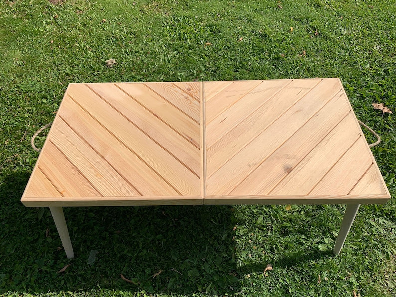 44*22 inc, picnic table, boho table, car picnic table, folding table,handmade furniture,low seat table, table, wood table, boho picnic table