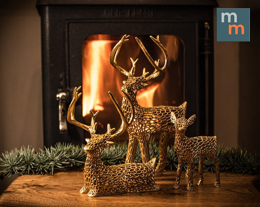 High Christmas Reindeer Scandinavian Decor