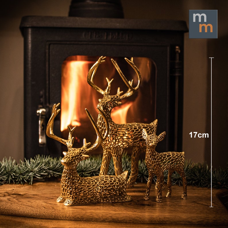High Christmas Reindeer Scandinavian Decor