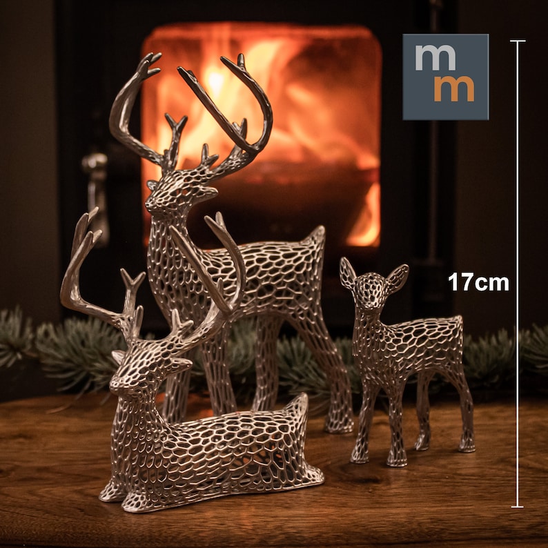 High Christmas Reindeer Scandinavian Decor