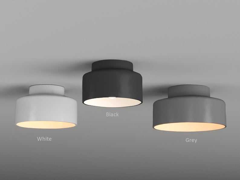 Flush mount ceiling light, entry light CANISTA SCONDENT COLOR, pendant, flush mount light, low ceiling light, home decor, gift, night light（12 colors）