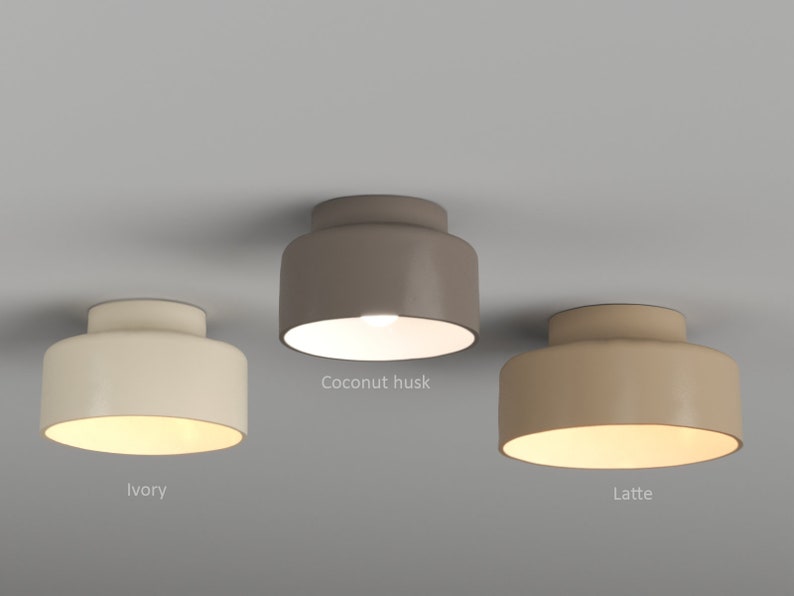 Flush mount ceiling light, entry light CANISTA SCONDENT COLOR, pendant, flush mount light, low ceiling light, home decor, gift, night light（12 colors）