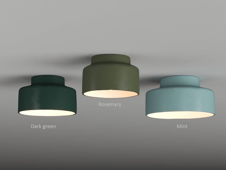 Flush mount ceiling light, entry light CANISTA SCONDENT COLOR, pendant, flush mount light, low ceiling light, home decor, gift, night light（12 colors）