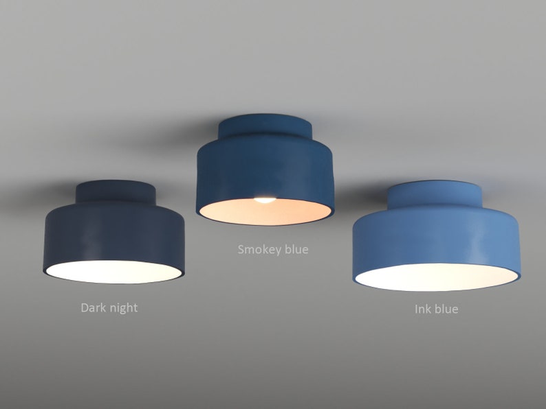 Flush mount ceiling light, entry light CANISTA SCONDENT COLOR, pendant, flush mount light, low ceiling light, home decor, gift, night light（12 colors）
