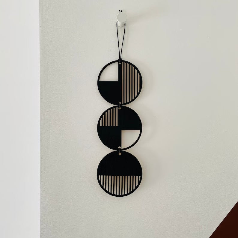 Black Stripe Wall hanging
