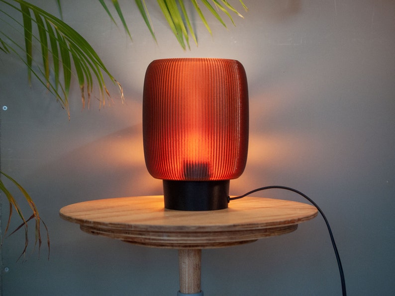 Rretro minimal 3D printed bedside lamps