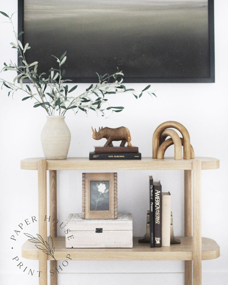 Wood Arch Set of Three Shelf Decor
