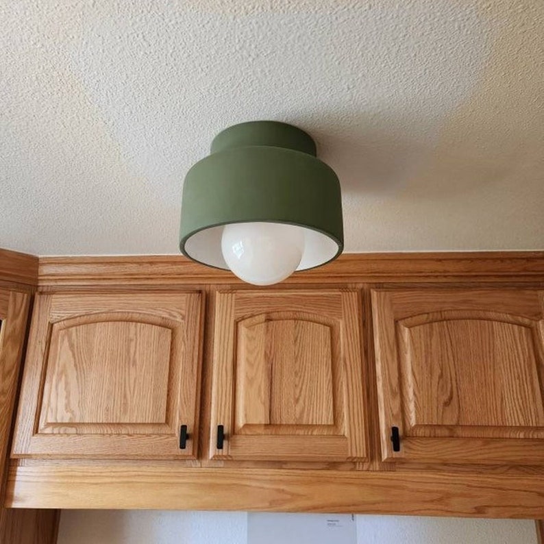 Flush mount ceiling light, entry light CANISTA SCONDENT COLOR, pendant, flush mount light, low ceiling light, home decor, gift, night light（12 colors）