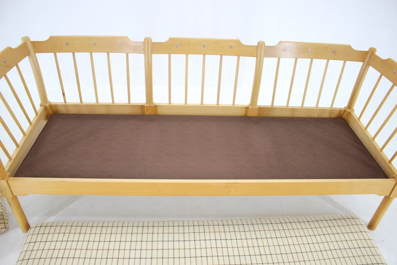 1970s Three Seater Sofa in Beech Wood,Denmark / Vintage Sofa / Beige Colour / Mid-century /