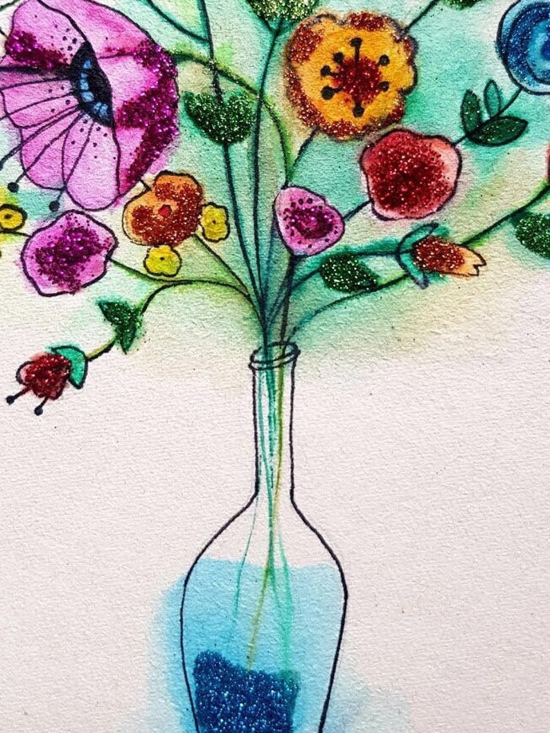 Decorative Flower Wall Painting