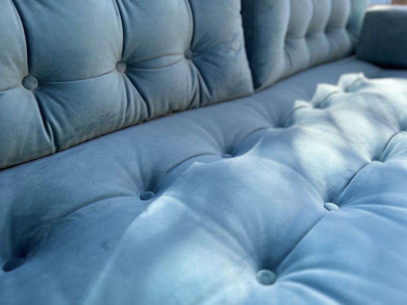 Velvet sofa Velvet floor couch Floor couches , Velvet couches with insert, Boucle couch , included 2 arm rest & 2 back pillows