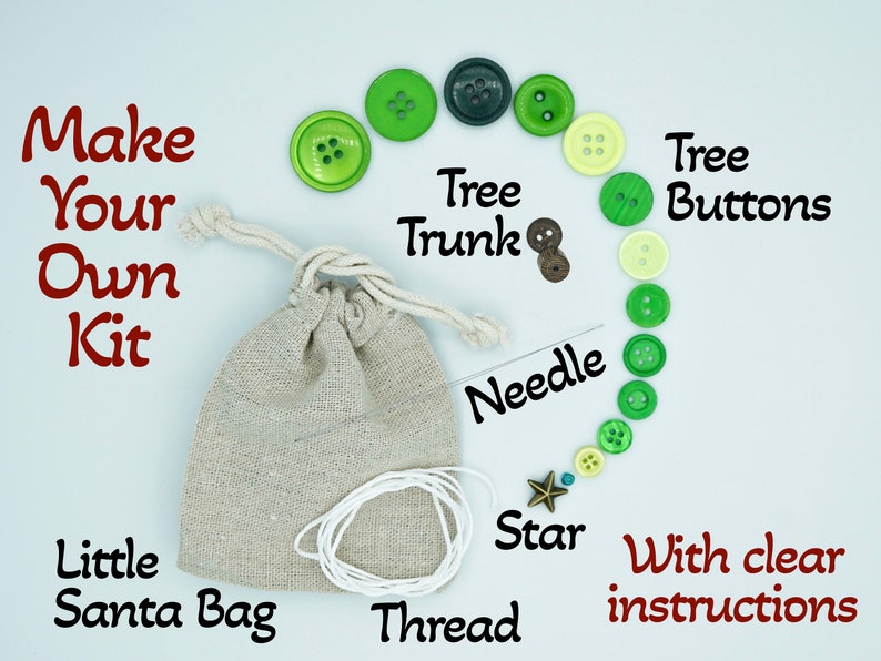 Button Christmas Tree Decoration
