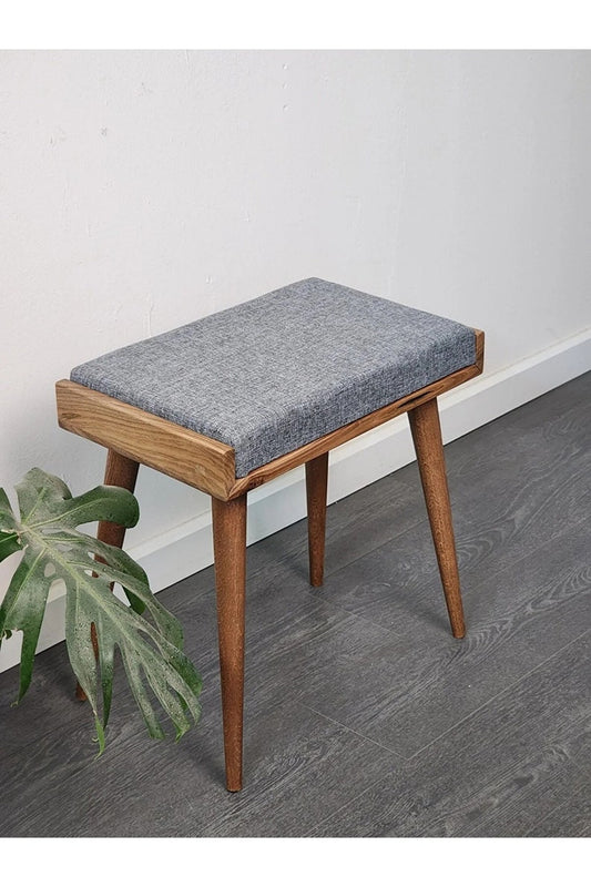 Piano bench, Ottoman Bench, Mcm bench, Stool for living, Walnut bench, handmade