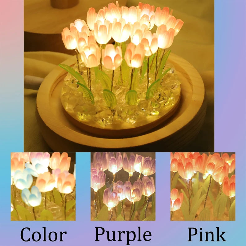 Custom Tulip Flower Night Light