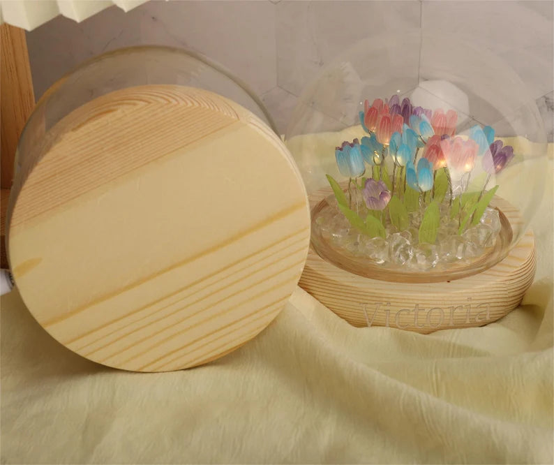 Custom Tulip Flower Night Light