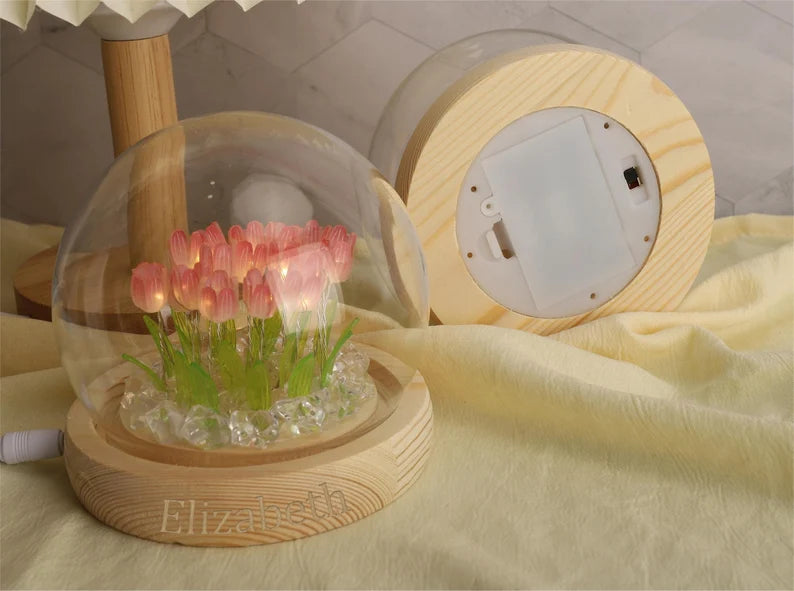 Custom Tulip Flower Night Light