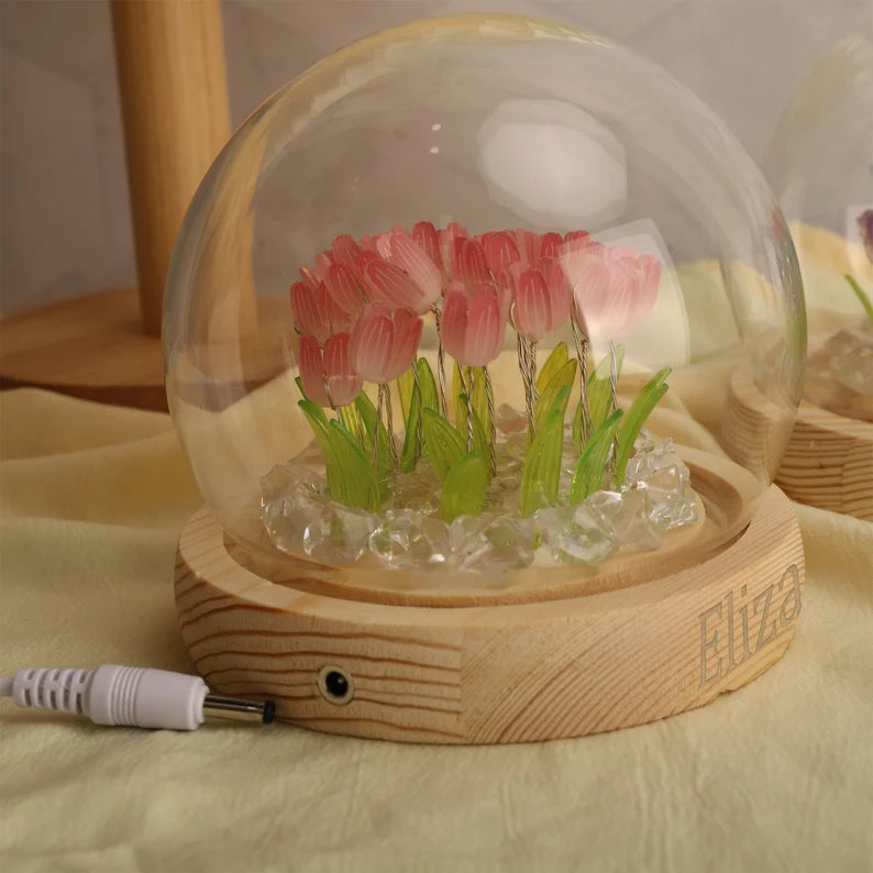 Custom Tulip Flower Night Light