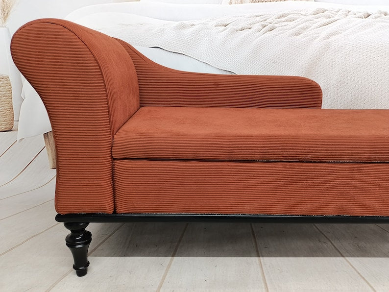 Chaise lounge sofa, Upholstered sofa, Single sofa, Living room sofa, Sofa with storage, Handmade loveseat, Lounging sofa, Relaxing sofa