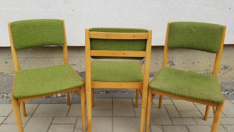 Danish Style Dinning Chairs , Vintage, 1970's