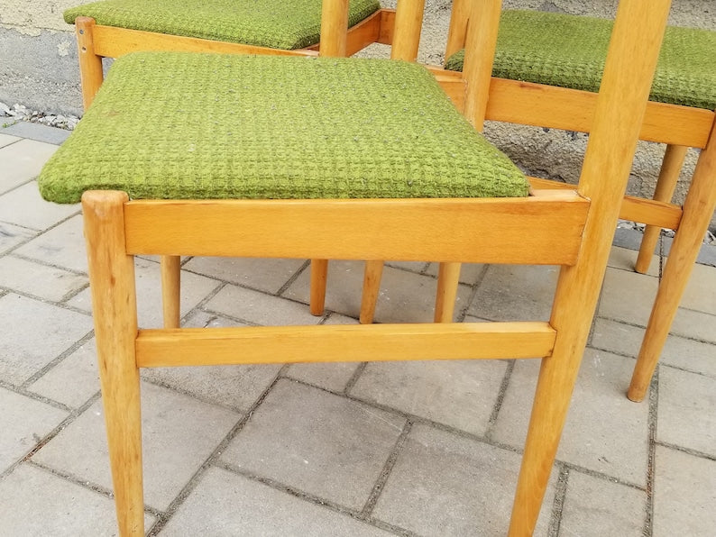 Danish Style Dinning Chairs , Vintage, 1970's
