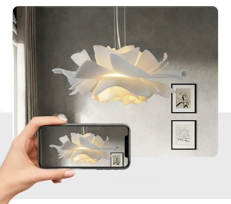Modern Acrylic LED Chandelier | Pendant Light | Indoor Lighting | Living Room | Bedroom | Kitchen | Decorative Ceiling | Light Fixtures