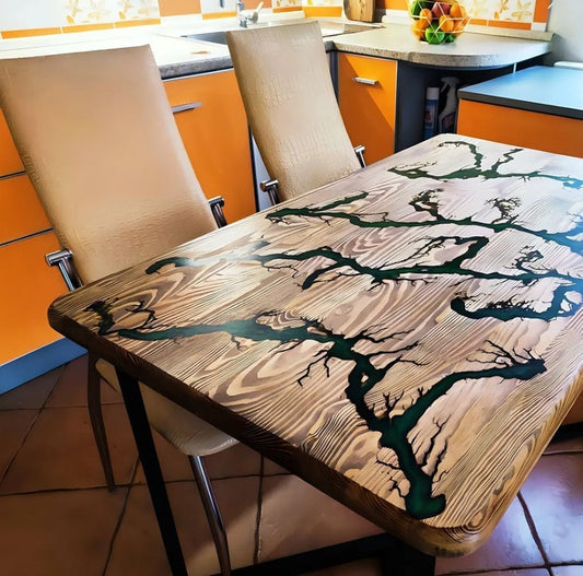 Lightning epoxy resin table 2