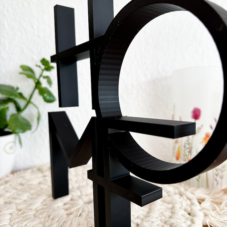 HOME Line Art Decoration,
