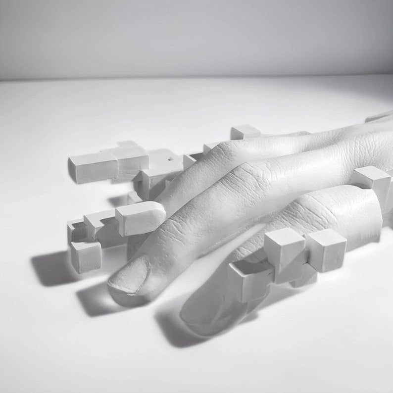 Hand Sculpture, Modern Pop Art Decor