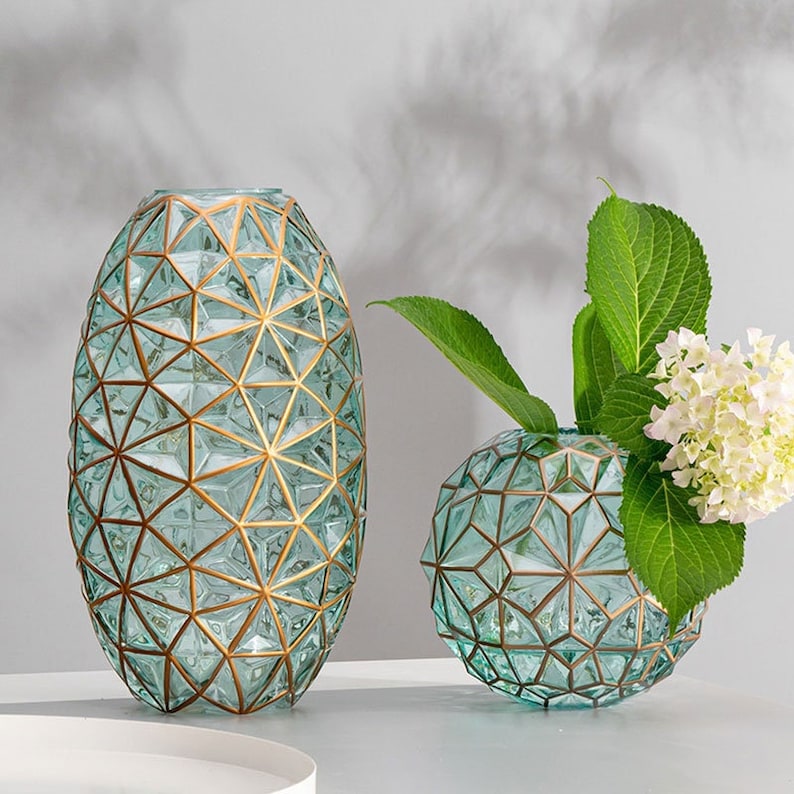 Light luxury crystal glass vase