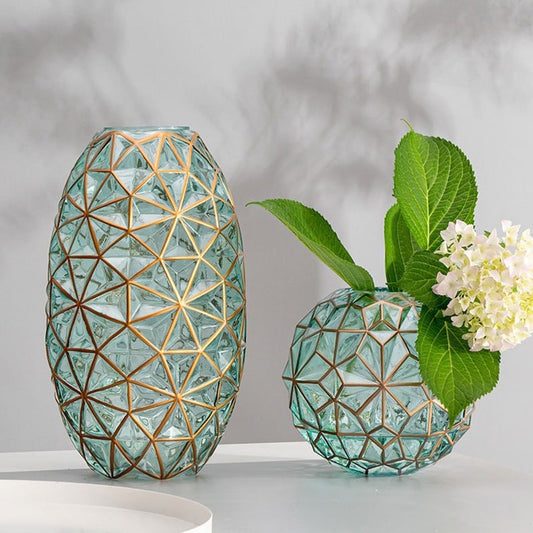 Light luxury crystal glass vase