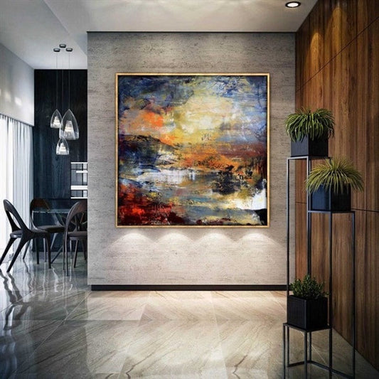 Oil Painting On Canvas Original Wall Art, Painting Wall Decorations, Wall Living Room Art Handcraft Wall Decor Home Decor Handmade Painting