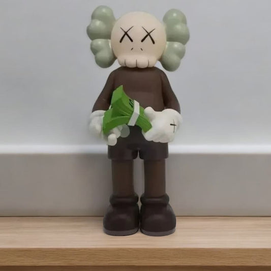 Inspired Art Decor - KAWS-Inspired Money Counting Statue